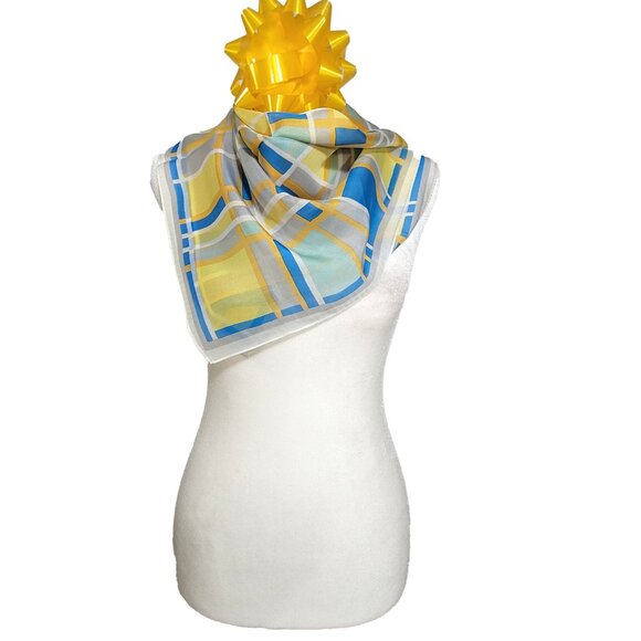 NWT Genuine 100% Mulberry Silk Chiffon Scarf 35"x35" Large Square Shawl SAD9002 - Picture 3 of 5